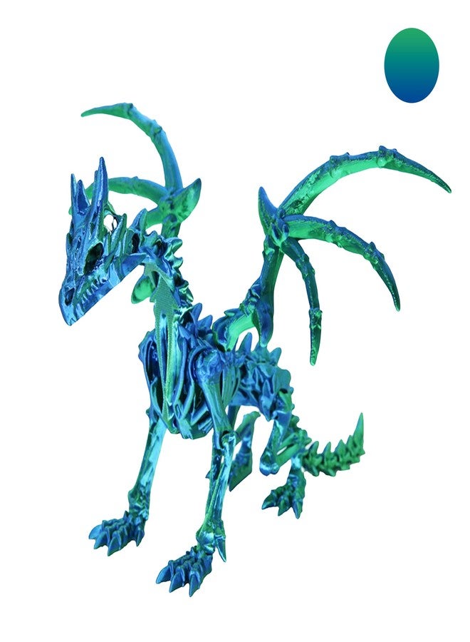 YOUNEEDFUL 2025 3D Printed Pterodactyl, Movable Pterodactyl Toys, 3D Printed Toys, Desktop pet Model Gifts and Home Decorations (Green) - Image 1